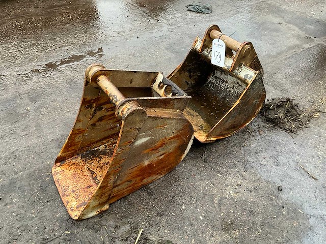 Graafbak voor minikraan, “s45” (2x) - afbeelding 1 van  4