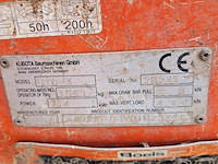 Graafmachine 1,1t binnendraaier, kubota, u10-3 vhg, 2015 - afbeelding 4 van  28