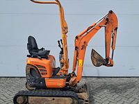 Graafmachine 1,1t binnendraaier, kubota, u10-3 vhg, 2015