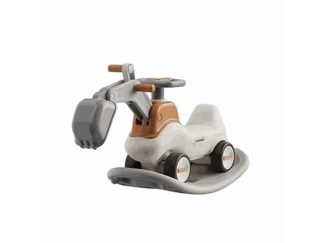 Graafmachine 2-in-1 hobbelwagen - afbeelding 1 van  3