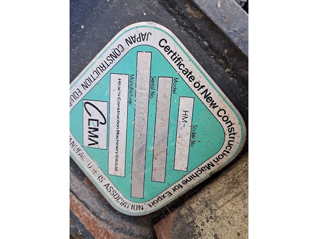 Graafmachine, hitachi, ex8-2b, oranje, 2005 - afbeelding 8 van  23