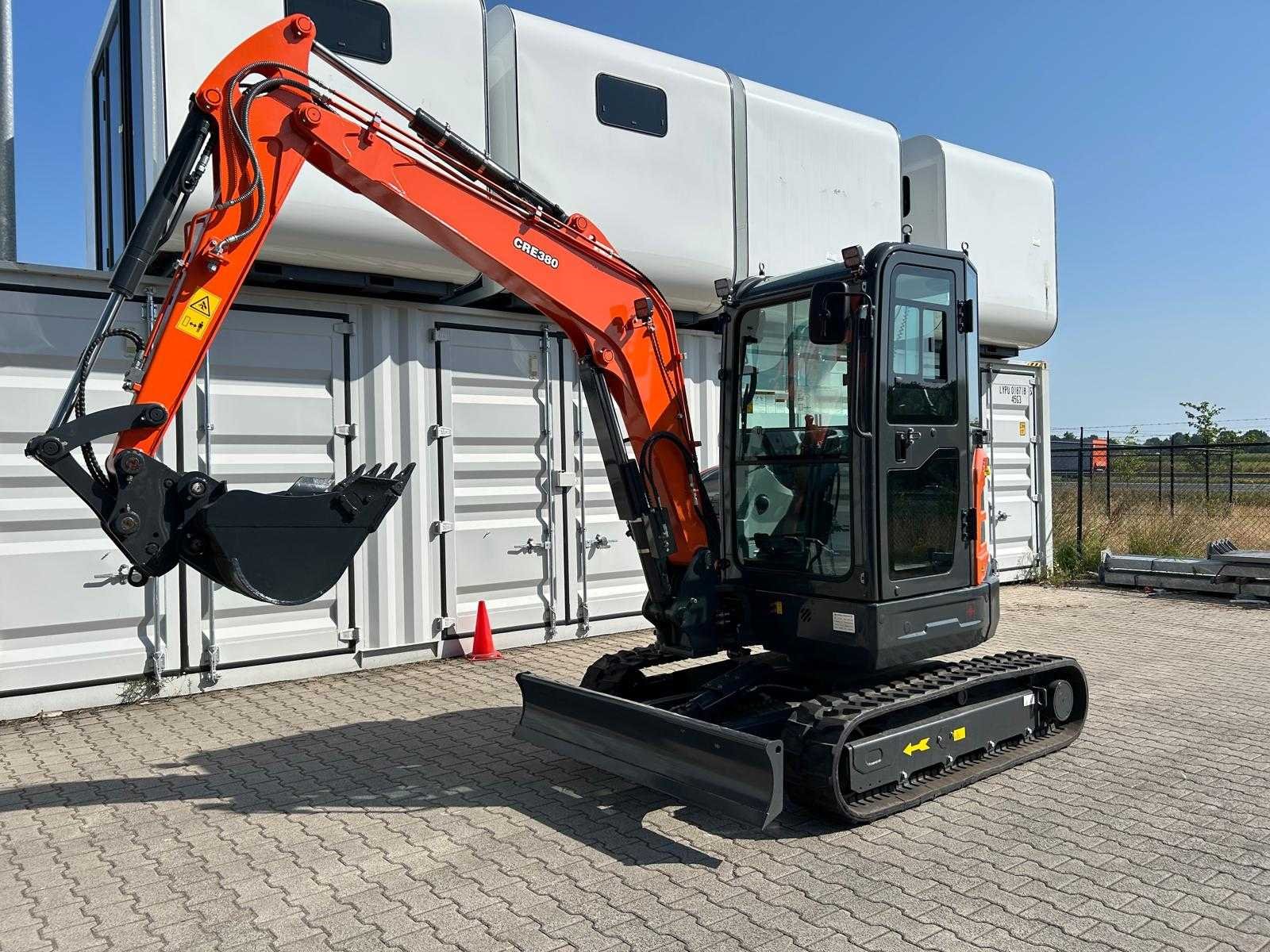 Graafmachines, opslagtenten, gereedschappen en reinigingsmachines