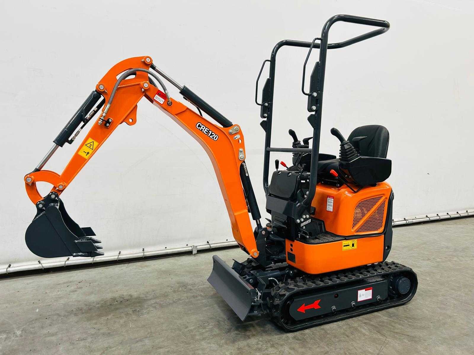 Graafmachines, opslagtenten, robotmaaiers, en reinigingsmachines