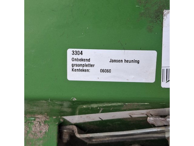 Graanpletter, jansen heuning, 2017 - afbeelding 9 van  22