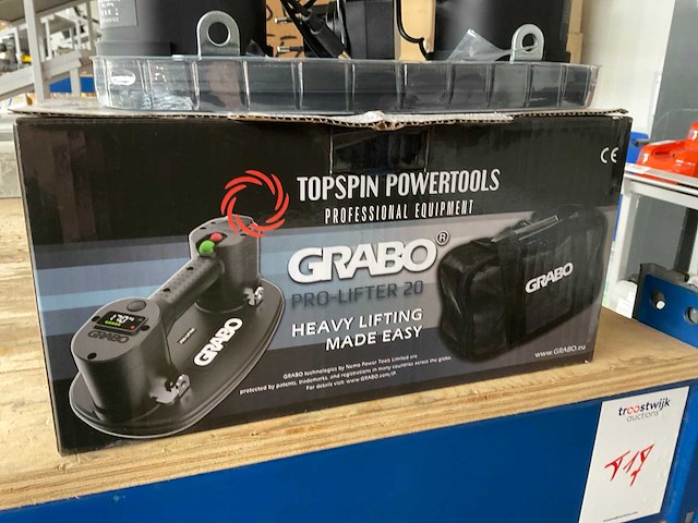 Grabo pro-lifter 20 elektrische vacuümheffer - afbeelding 2 van  4