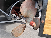 Grachtensloep met 8 pk 1 cilinder deutz diesel motor en trailer - afbeelding 7 van  66