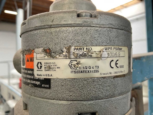 Graco f17d industriële roer-/menginstallatie - afbeelding 7 van  7