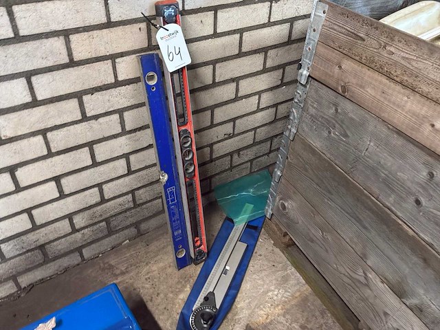 Gradenboog / waterpas (3x) - afbeelding 1 van  3