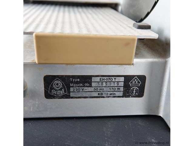 Graef snijmachine - afbeelding 4 van  5