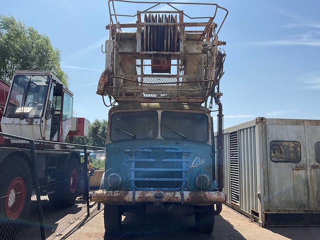 Gräf & stift l200 vrachtwagen met boorstatief "mobile drilling rig on truck" - afbeelding 2 van  15