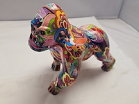 Graffiti gorilla sculptuur - afbeelding 2 van  8