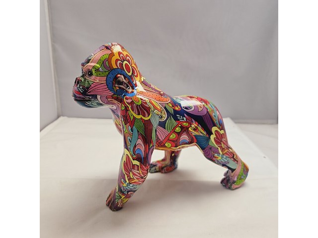 Graffiti gorilla sculptuur - afbeelding 8 van  8