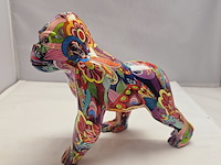 Graffiti gorilla sculptuur - afbeelding 8 van  8