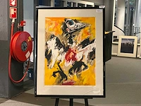 Grafiek “ch molenaar- vogel in geel”