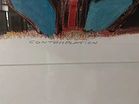 Grafiek “cor de jong- contemplation” - afbeelding 5 van  7