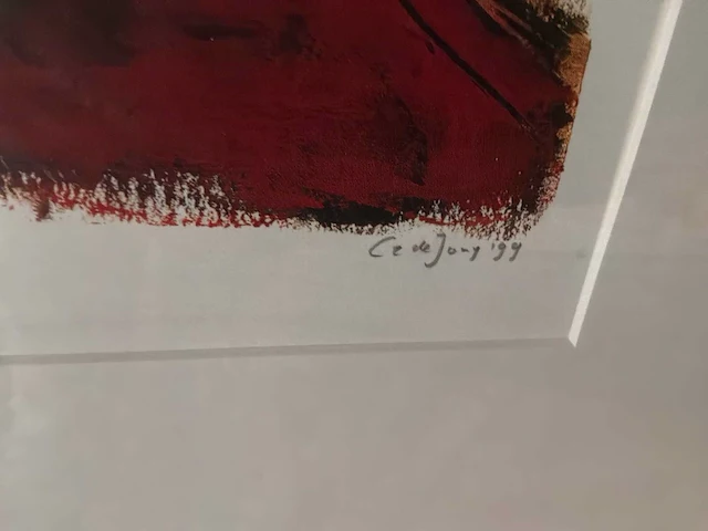 Grafiek “cor de jong- contemplation” - afbeelding 6 van  7