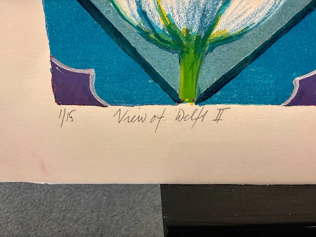 Grafiek “fenneke van der elst- view of delft ii” - afbeelding 4 van  6