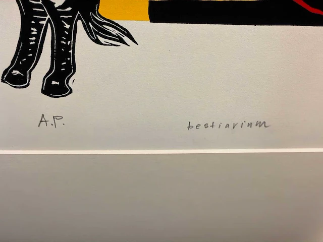 Grafiek “hans wap- bestiarium” - afbeelding 3 van  5