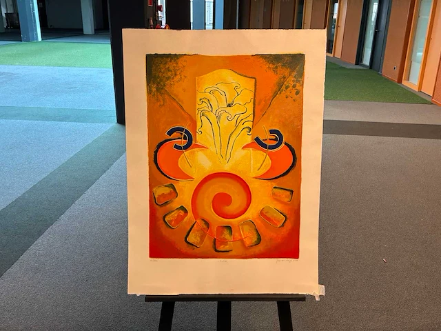 Grafiek “jan van delft- lelie” - afbeelding 1 van  6