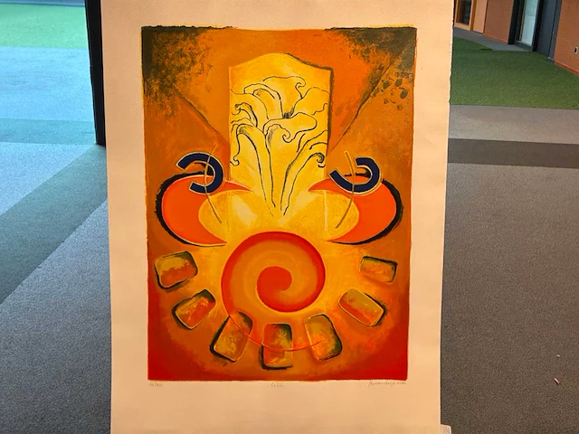 Grafiek “jan van delft- lelie” - afbeelding 2 van  6