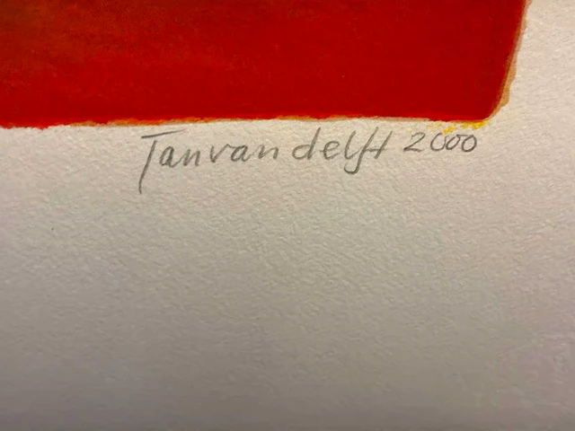 Grafiek “jan van delft- lelie” - afbeelding 5 van  6