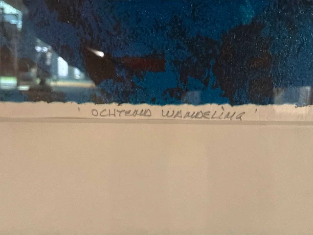 Grafiek “m. schilders- ochtend wandeling “ - afbeelding 6 van  7