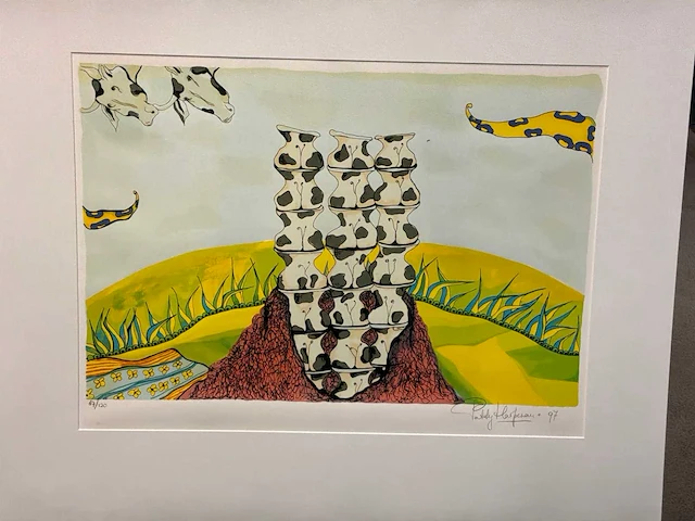 Grafiek “patty harpenau - koe op stapel i” - afbeelding 2 van  6