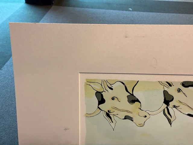 Grafiek “patty harpenau- koe op stapel iii” - afbeelding 3 van  6