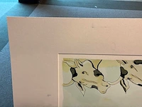 Grafiek “patty harpenau- koe op stapel iii” - afbeelding 3 van  6