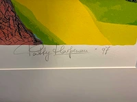 Grafiek “patty harpenau- koe op stapel iii” - afbeelding 5 van  6