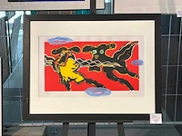 Grafiek “peter diem- flying cows (red)”