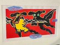 Grafiek “peter diem- flying cows (red)” - afbeelding 3 van  7
