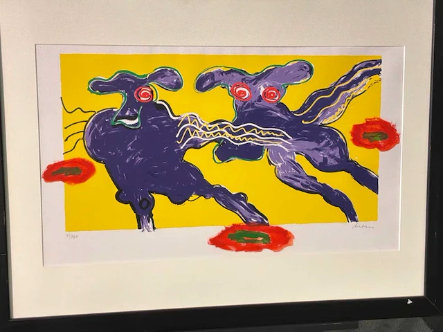 Grafiek “peter diem- flying cows (yellow)” - afbeelding 4 van  8