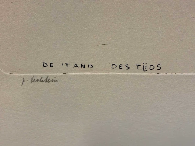 Grafiek “pieter holstein- tand des tijds” - afbeelding 4 van  6