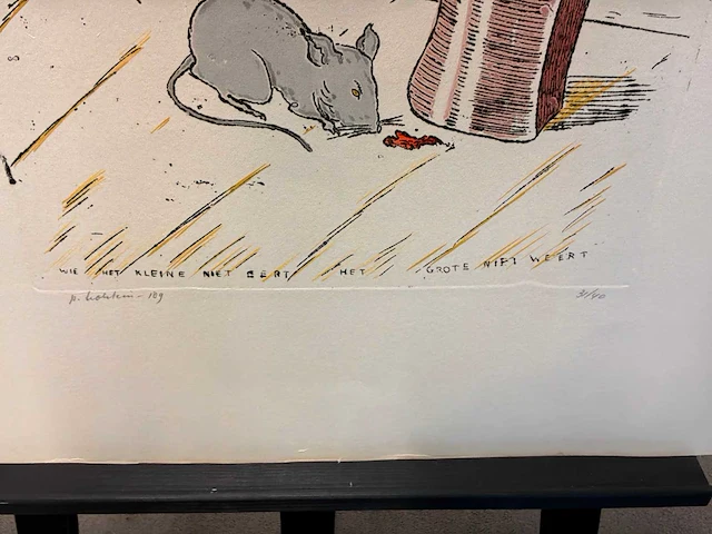 Grafiek “pieter holstein- wie het kleine niet eert” - afbeelding 4 van  7