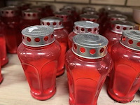 Grafkaarsen, rood, 85 branduren, 20 stuks - afbeelding 1 van  2