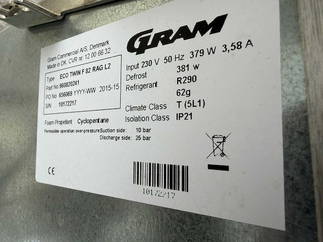 Gram - bakkers 40x60 - vriezer - afbeelding 5 van  5