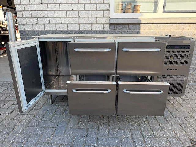 Gram - deur + lades - koelwerkbank - afbeelding 3 van  4