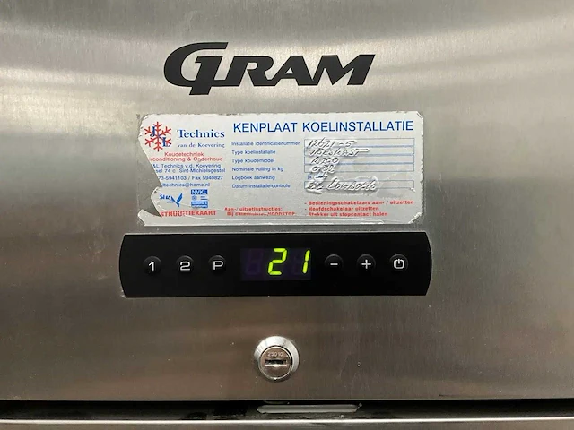 Gram - f 610 rg l1 4n - vrieskast - afbeelding 4 van  7