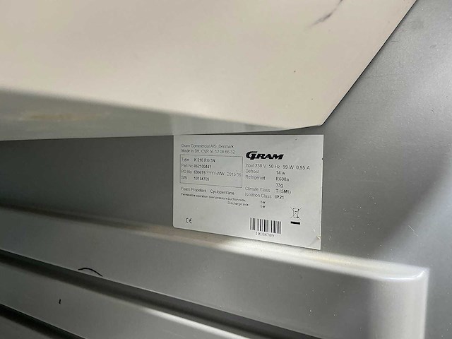 Gram - k 210 rg 3n - koelkast - afbeelding 5 van  5