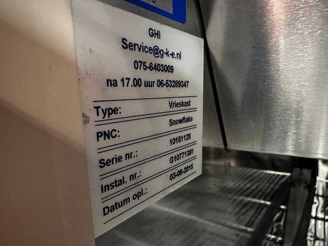 Gram - snowflake - vrieskast - afbeelding 7 van  8