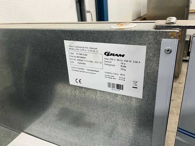 Gram k 1500 csg rvs inrijkoeling - afbeelding 8 van  8