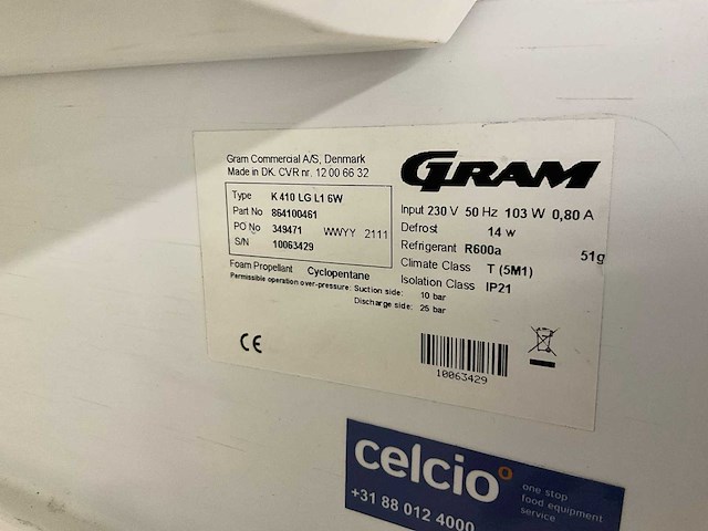 Gram k 410 lg koelkast - afbeelding 7 van  7