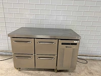 Gram k1407 mobiele rvs koelwerkbank