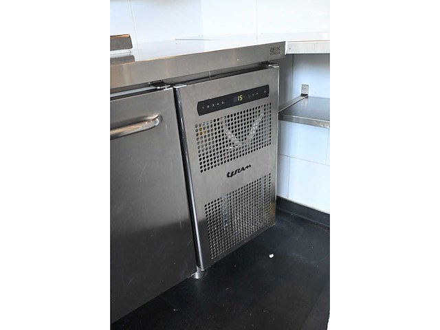 Gram k1807 csg sl dl/dl rvs koelwerkbank met ingebouwde saladière - afbeelding 2 van  8