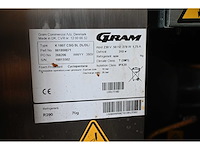 Gram k1807 csg sl dl/dl rvs koelwerkbank met ingebouwde saladière - afbeelding 8 van  8