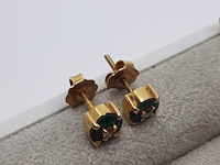 Granaatkralen collier, paar oorstekers en 1x hanger - afbeelding 4 van  19