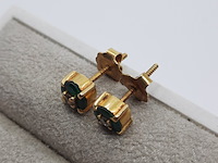 Granaatkralen collier, paar oorstekers en 1x hanger - afbeelding 5 van  19