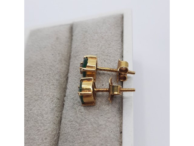 Granaatkralen collier, paar oorstekers en 1x hanger - afbeelding 6 van  19