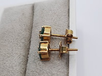 Granaatkralen collier, paar oorstekers en 1x hanger - afbeelding 6 van  19